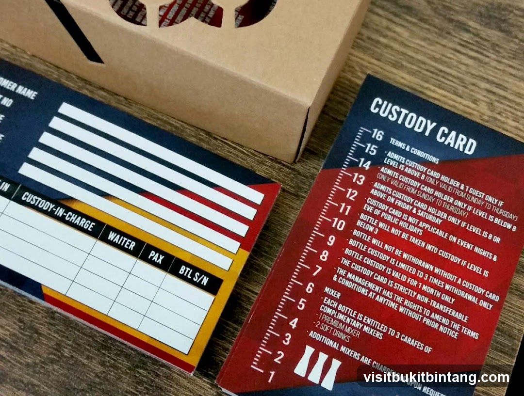 Custody Card and Log Sheet