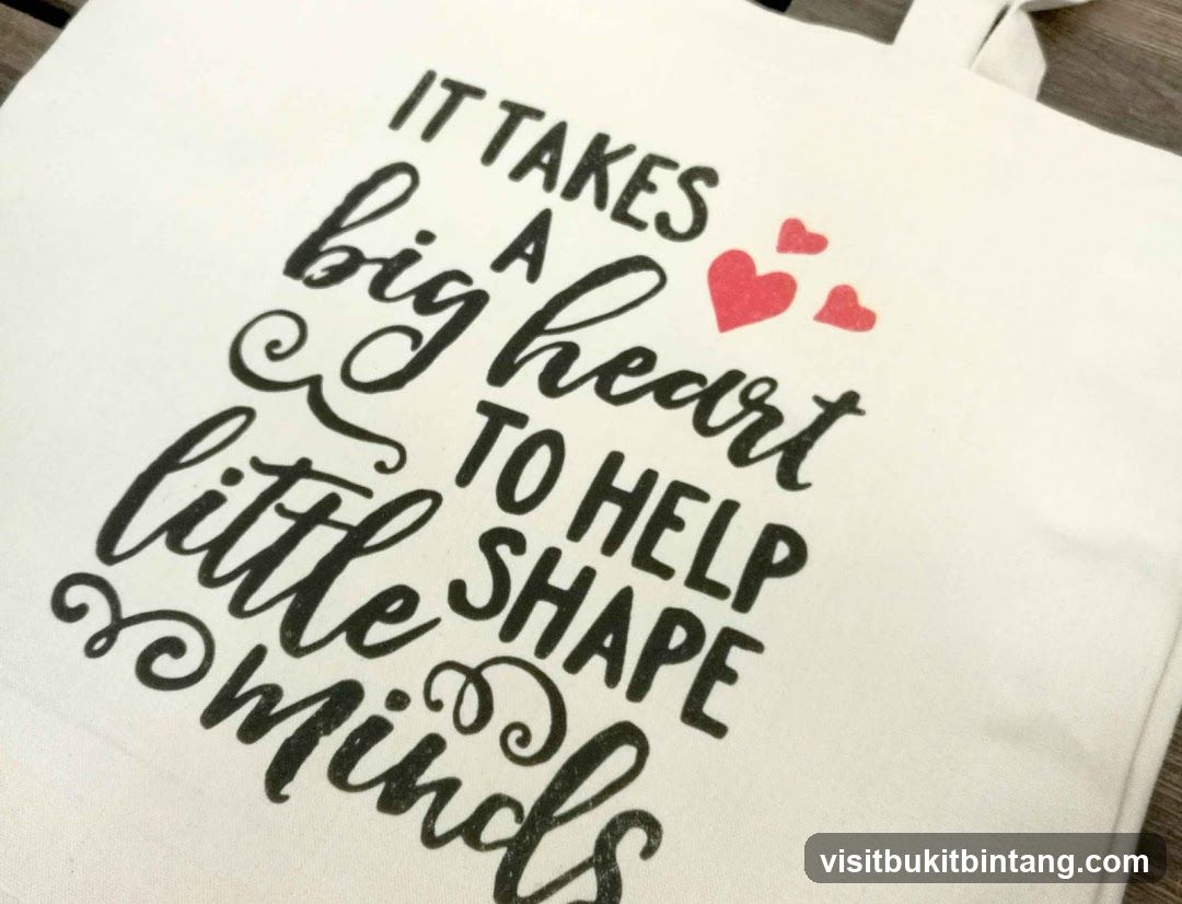 Tote Bag with Teacher Quote
