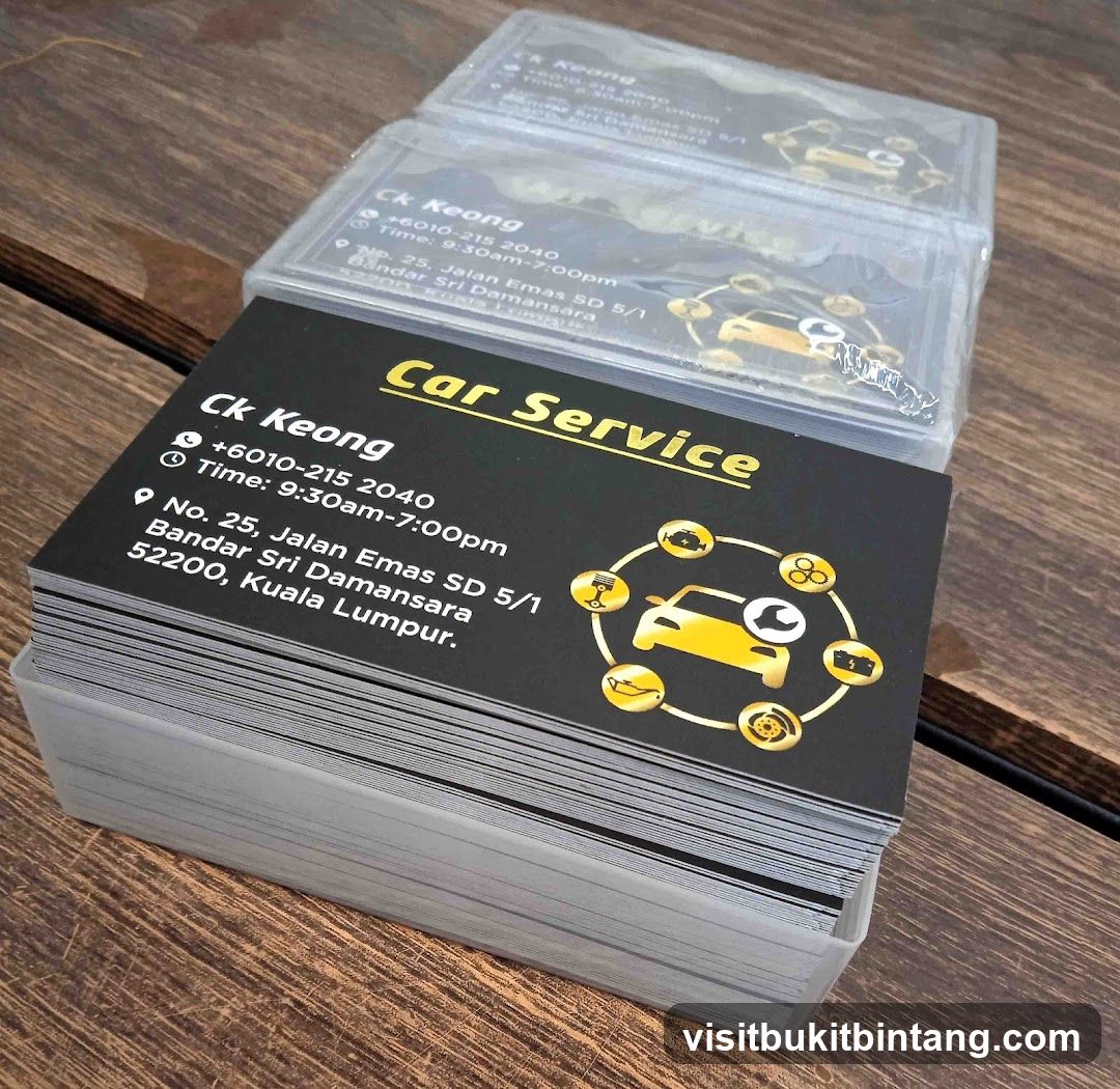 Business Cards for Car Service