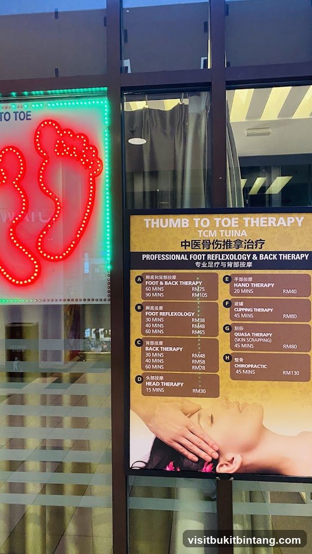 THUMB TO TOE THERAPY TCM TUINA