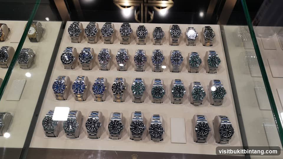 Display of Rolex Watches