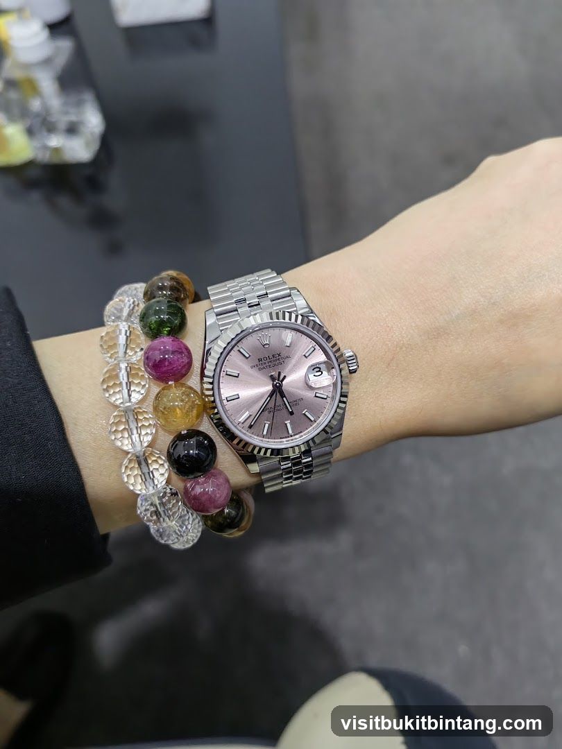 Wristwatch and Bracelets