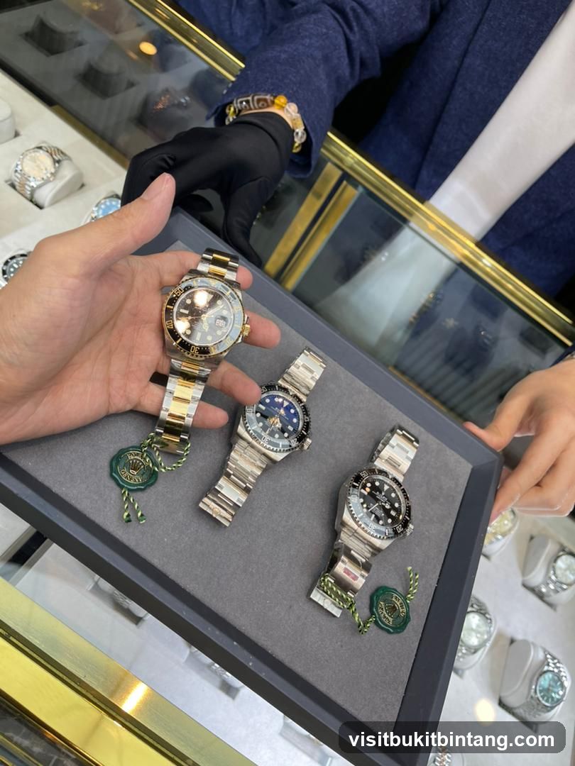 Luxury Watches Display