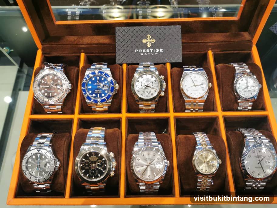 Display of Rolex Watches