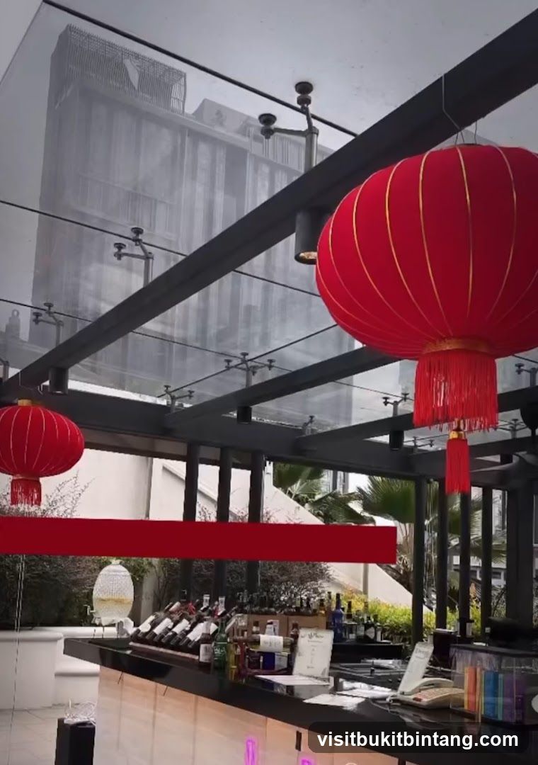 Bar with Chinese Lanterns