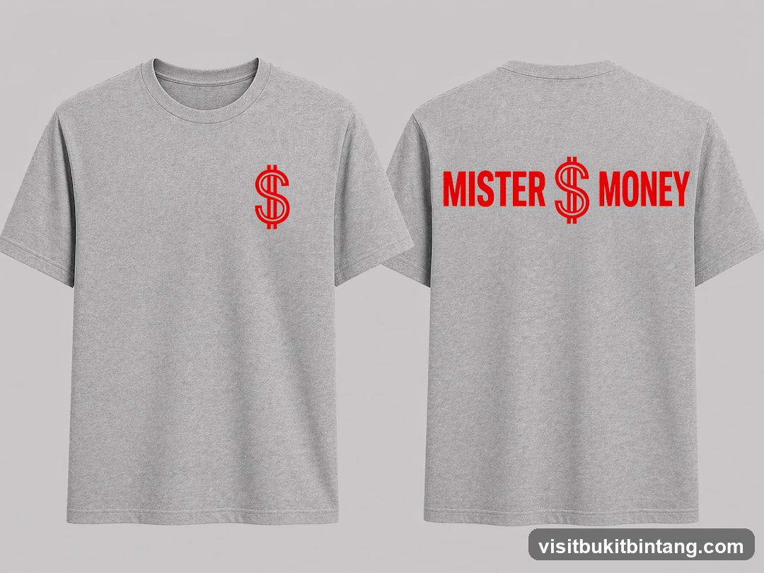 T-shirt with "Mister Money" logo