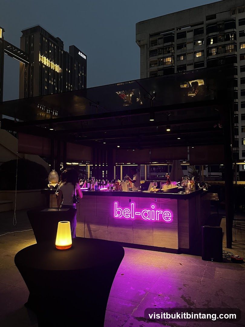 Bar at night