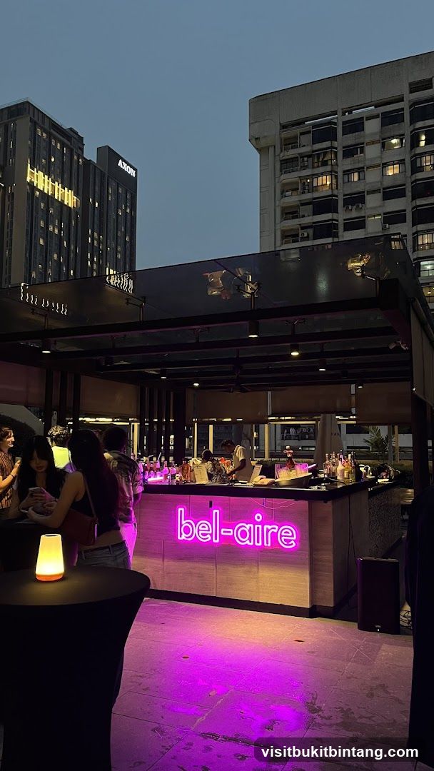 Rooftop Bar at Dusk