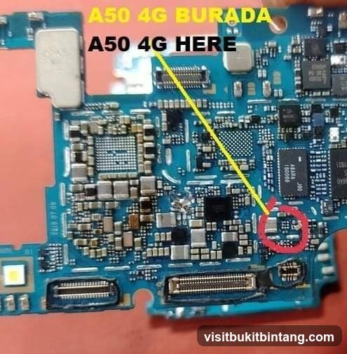 Circuit Board with Annotations