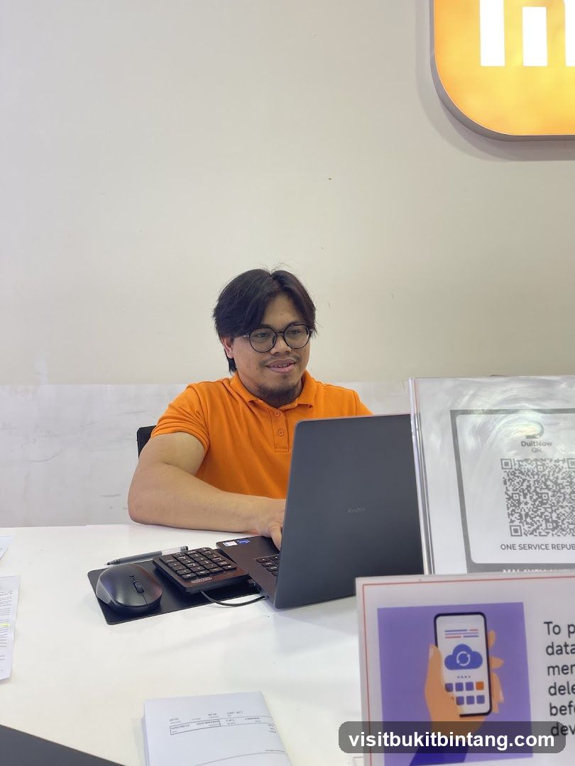 Man working at a desk