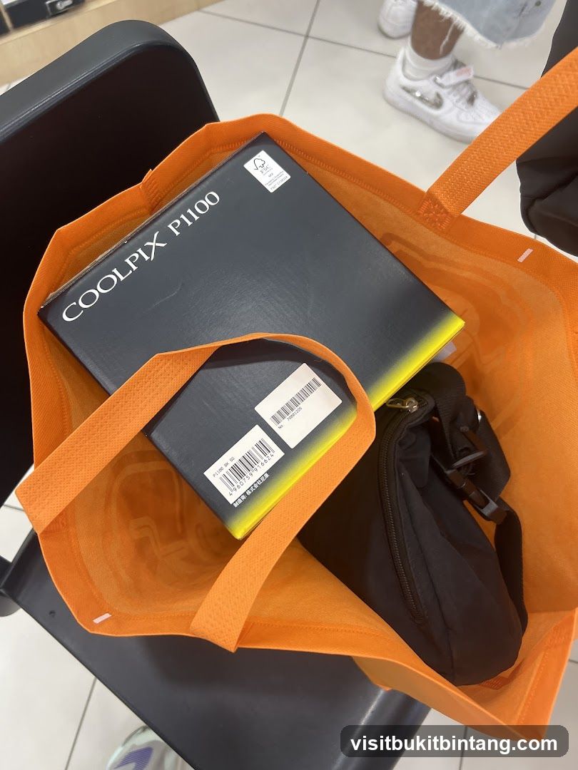 Nikon Coolpix P100 Camera Box