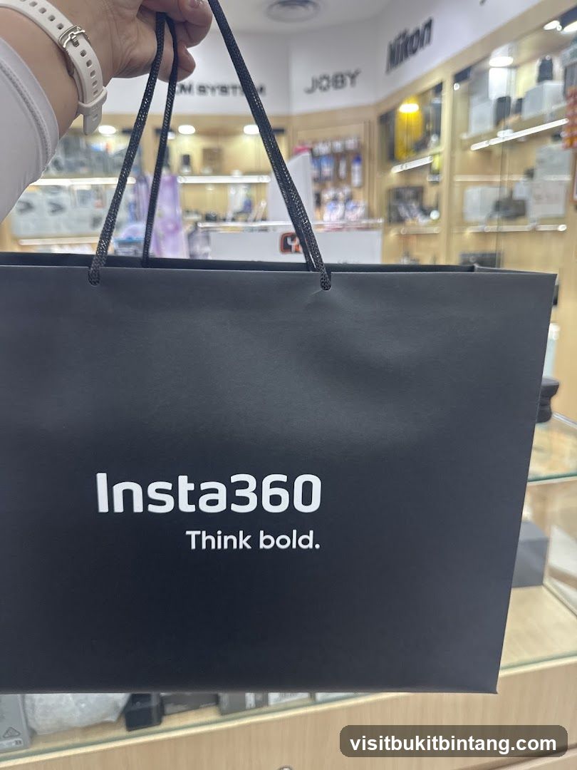 Insta360 shopping bag