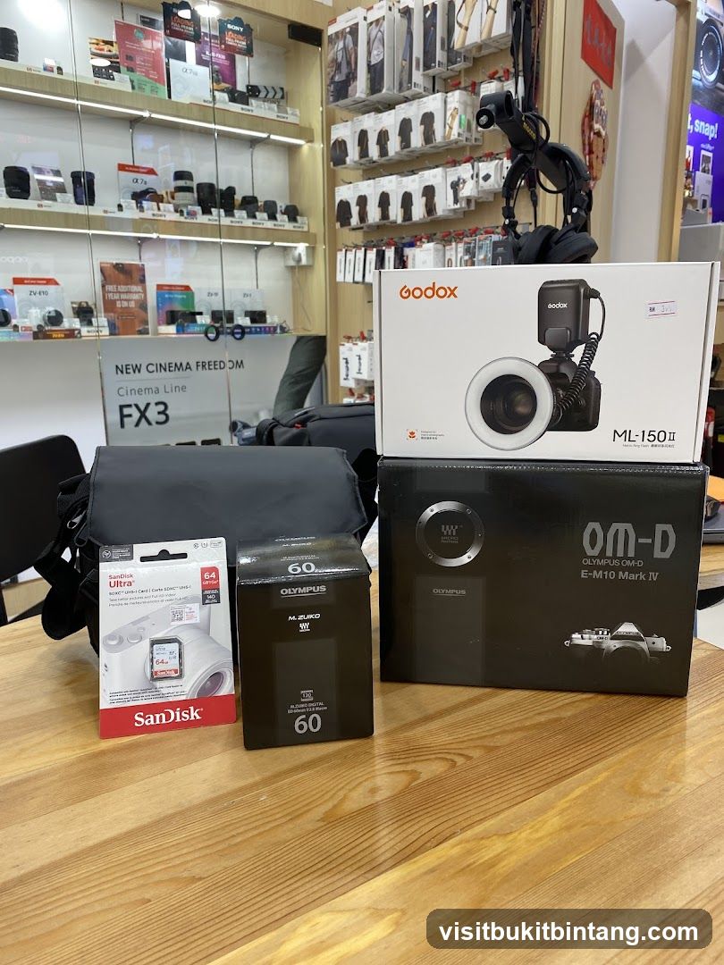 Camera Equipment Display