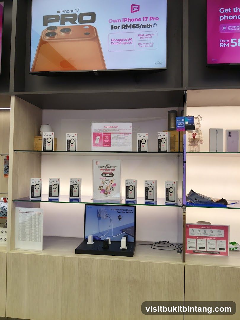 Mobile Phone Store Display