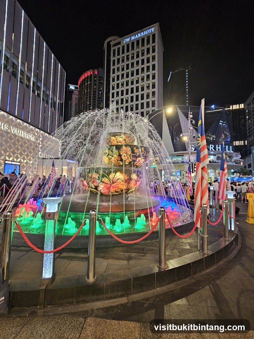 JW Marriott Hotel and Fountain