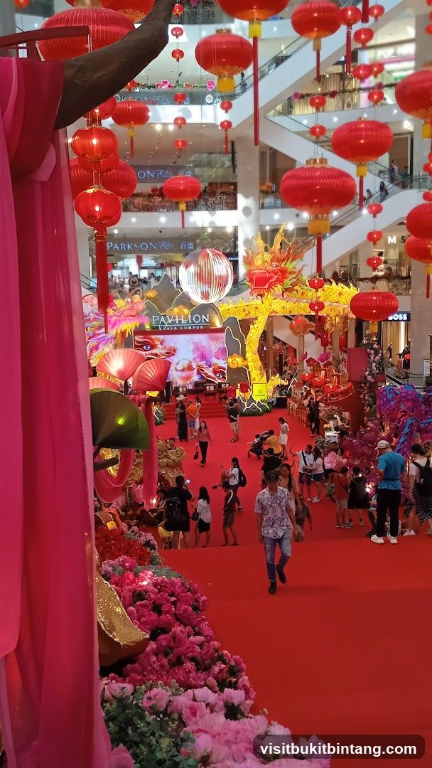Mall Interior Decorated for Lunar New Year