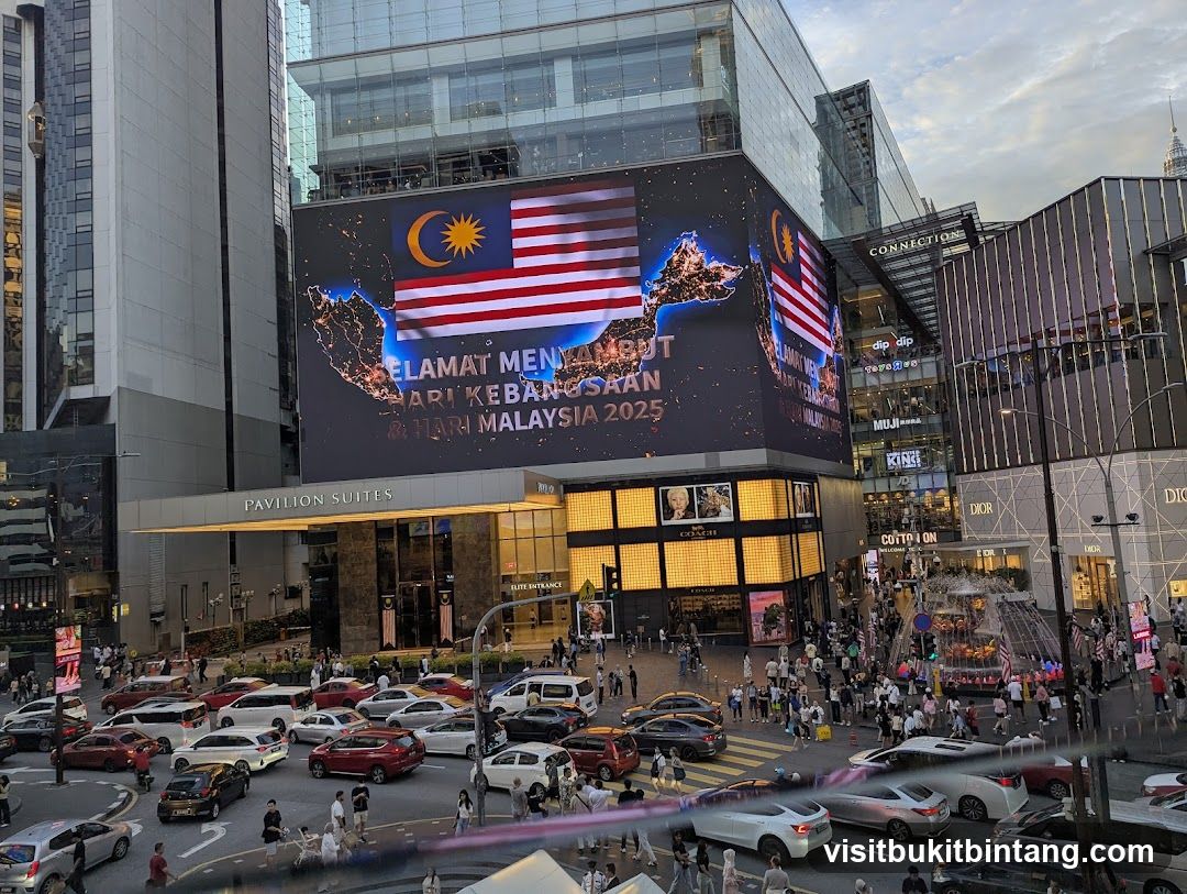 Pavilion Suites with Malaysian Flag Display