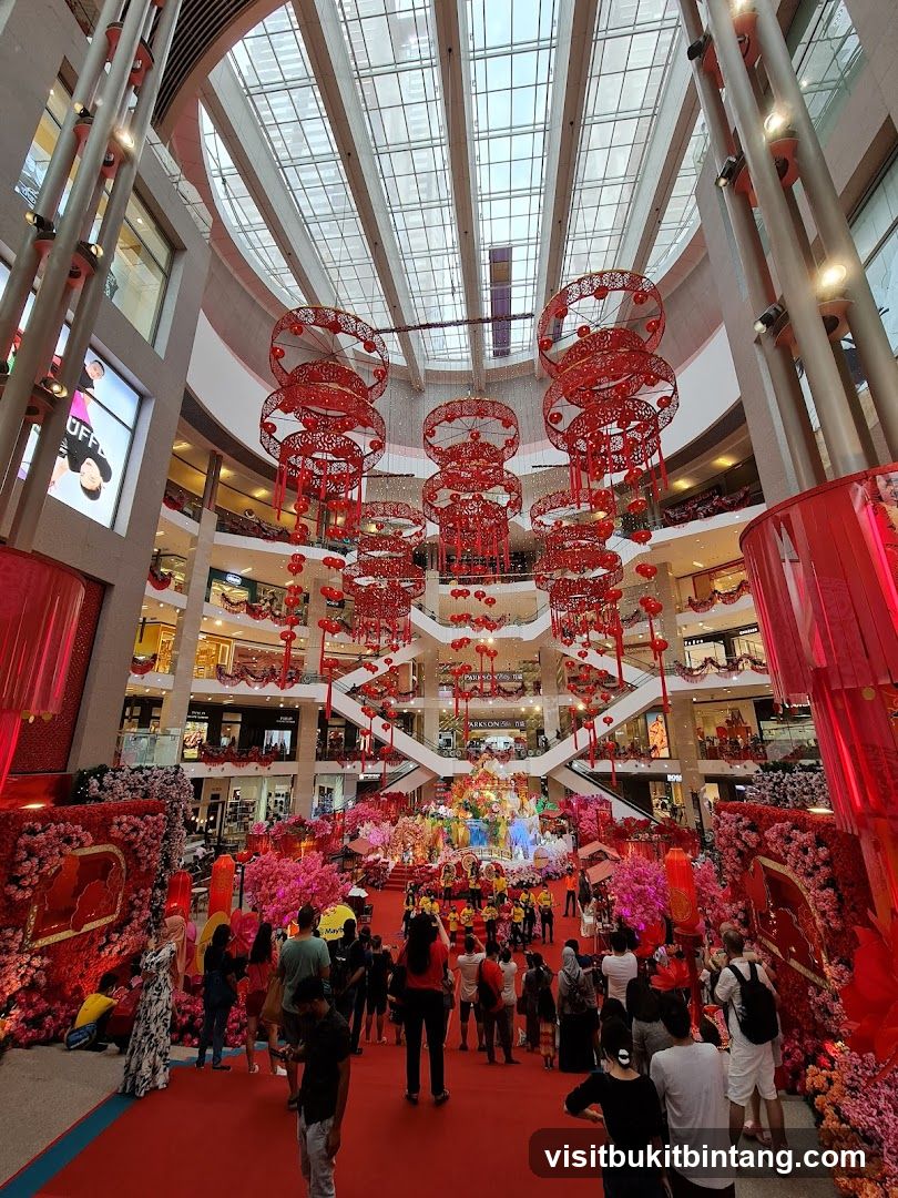 Chinese New Year Decorations in a Mall