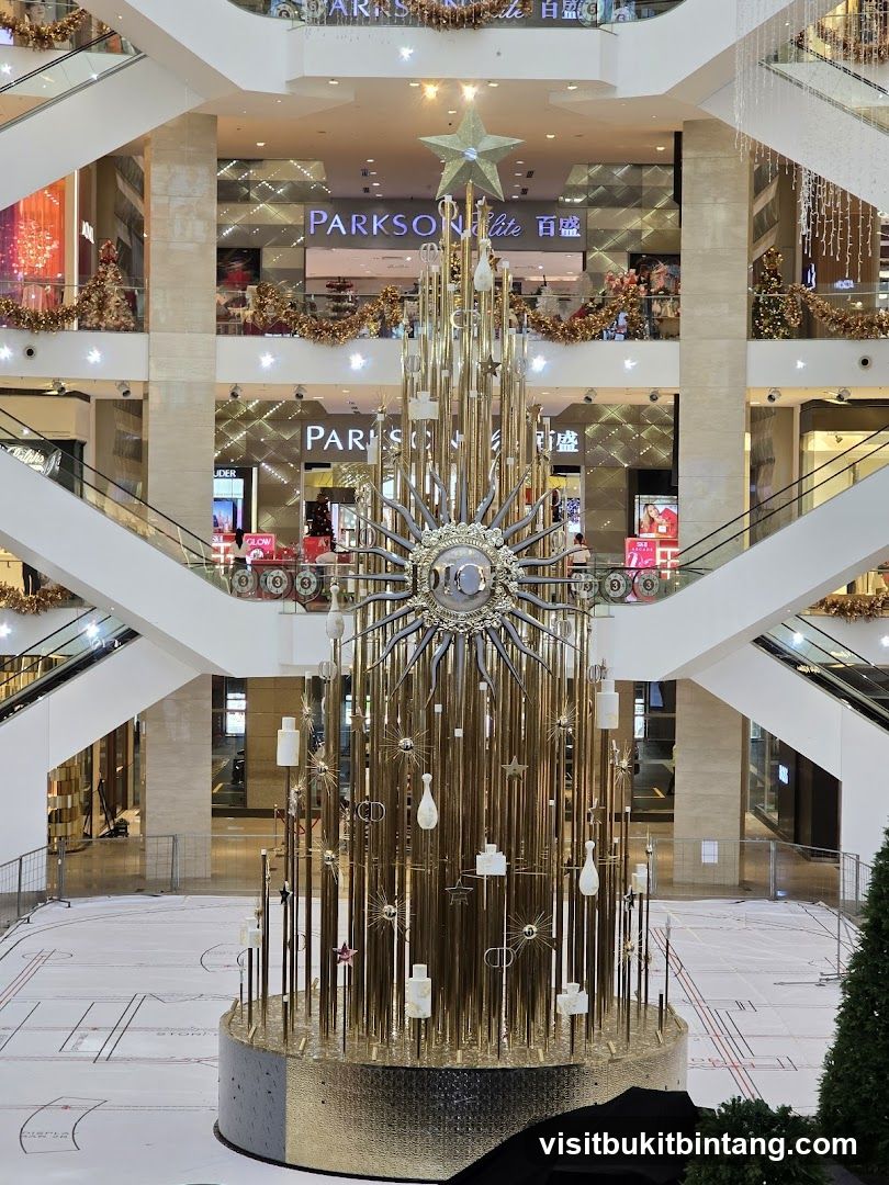 Christmas Tree Display in Shopping Mall