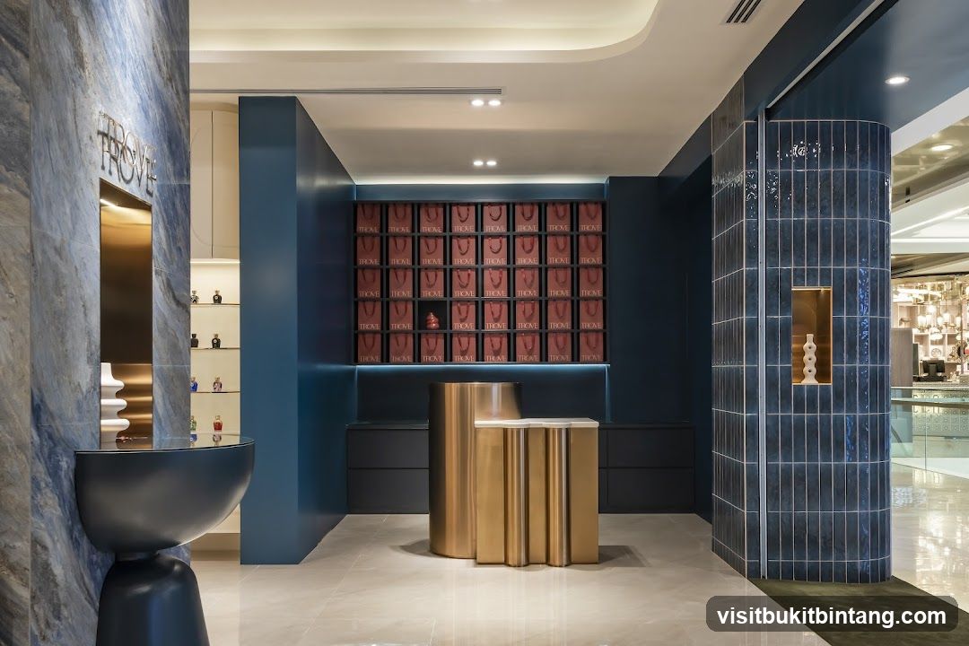 Interior of a retail store