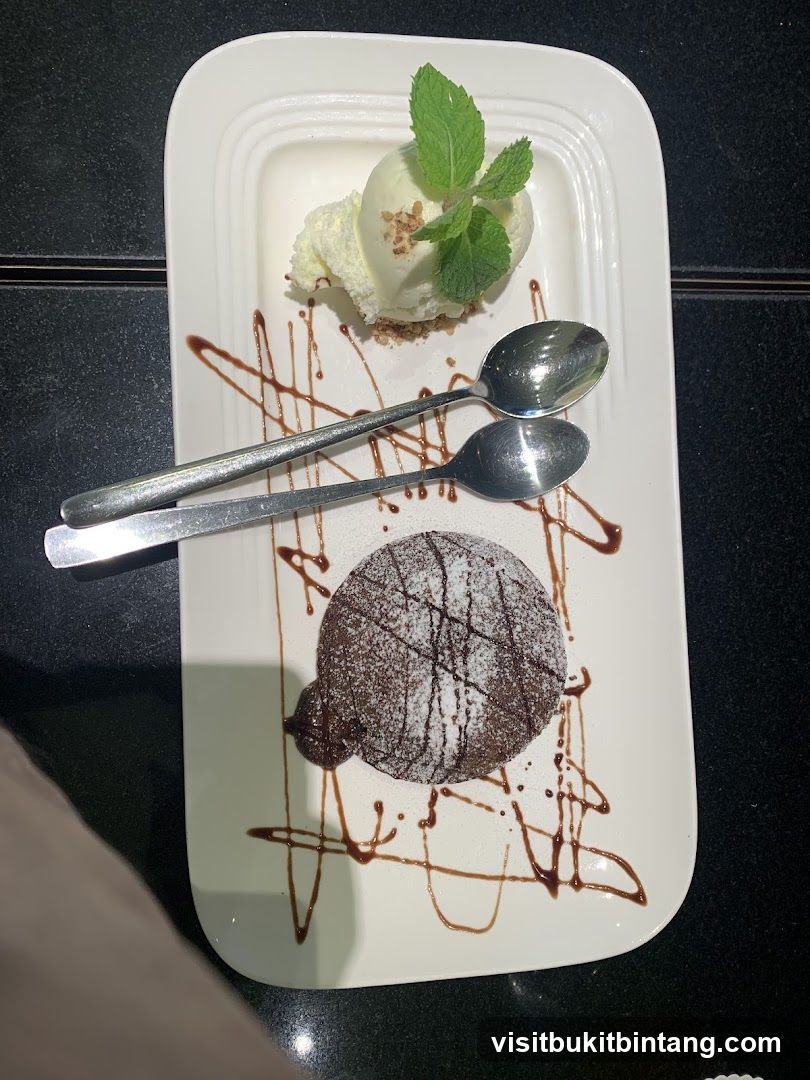 Chocolate Lava Cake with Ice Cream