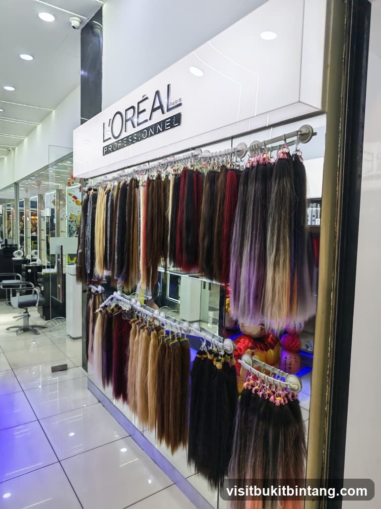 Hair Extensions Display