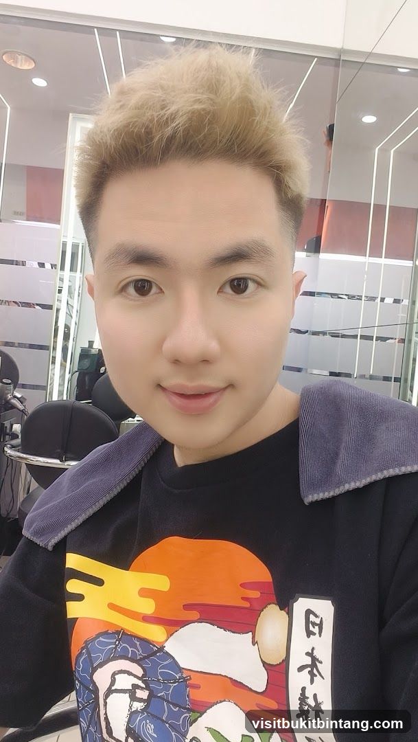 Man with blonde hair