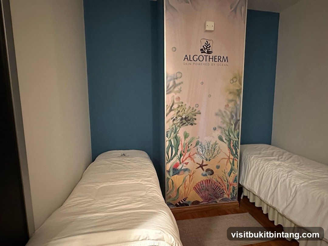 Treatment Room with Algotherm Banner