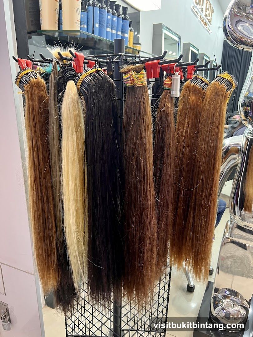 Hair Extensions Display