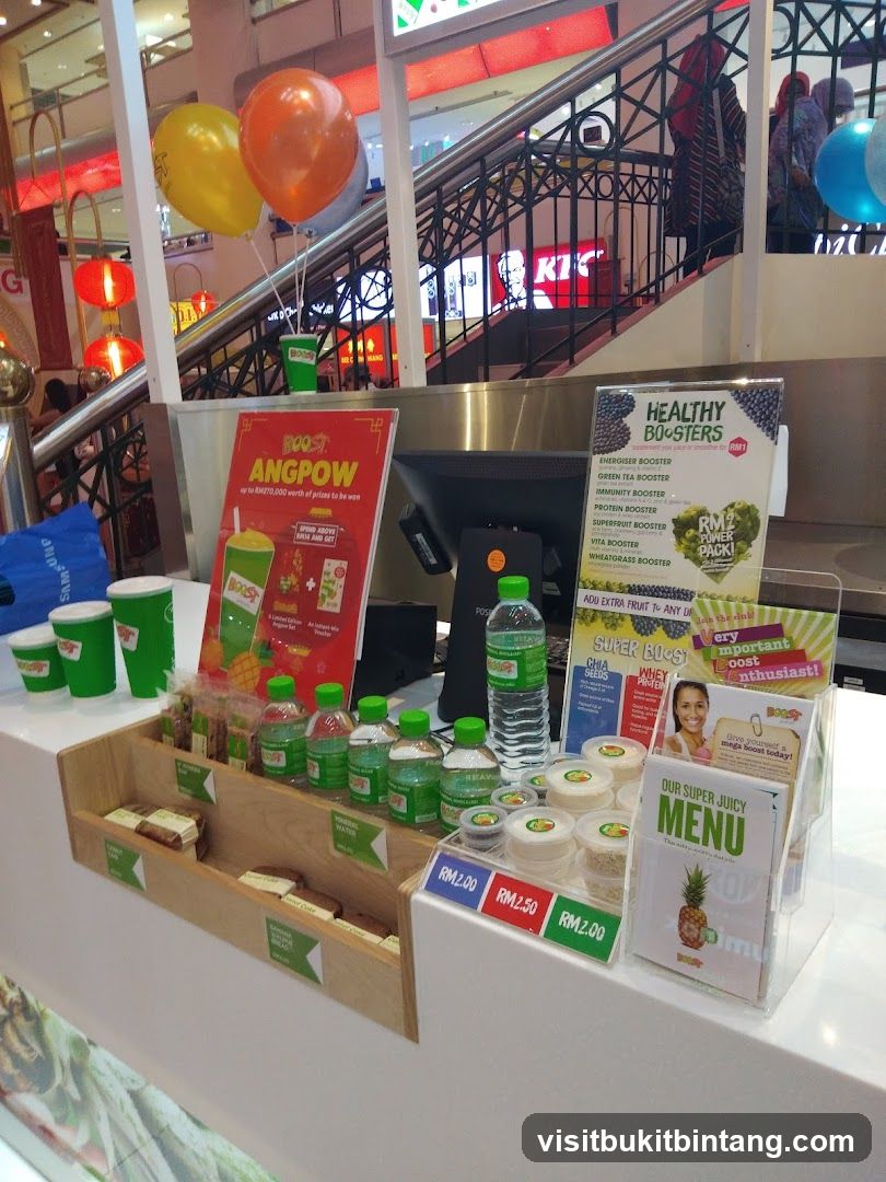 Boost Juice Counter