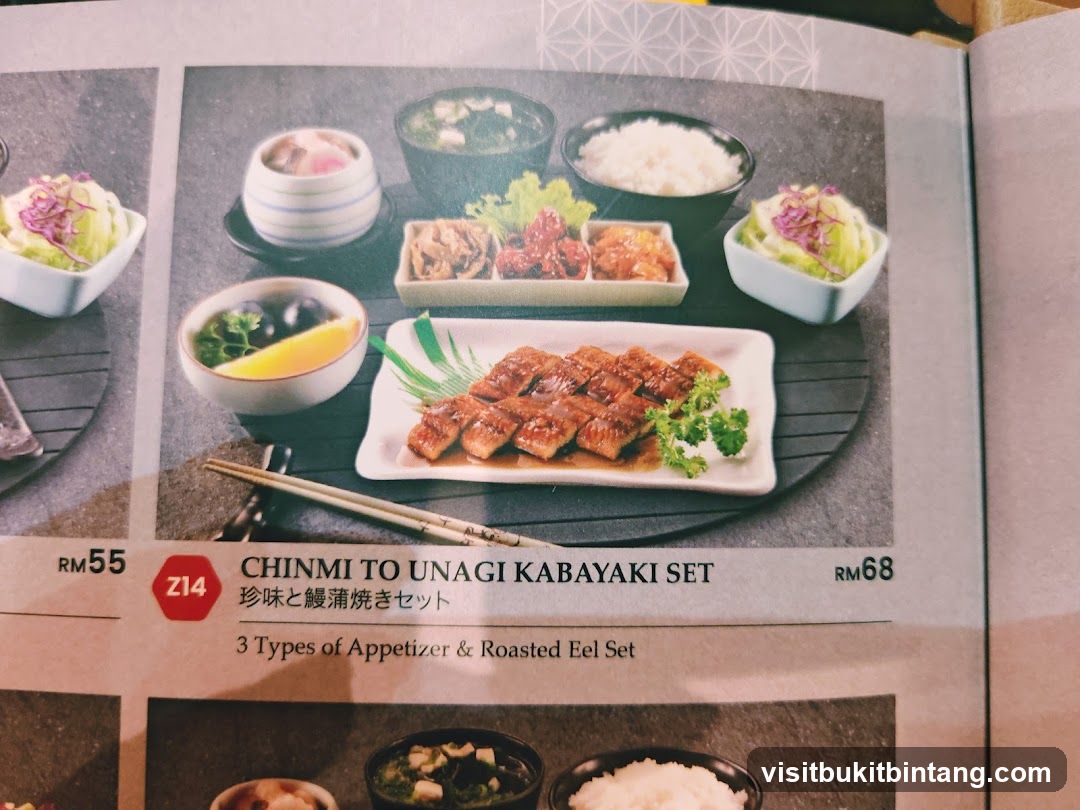 Chinmi to Unagi Kabayaki Set