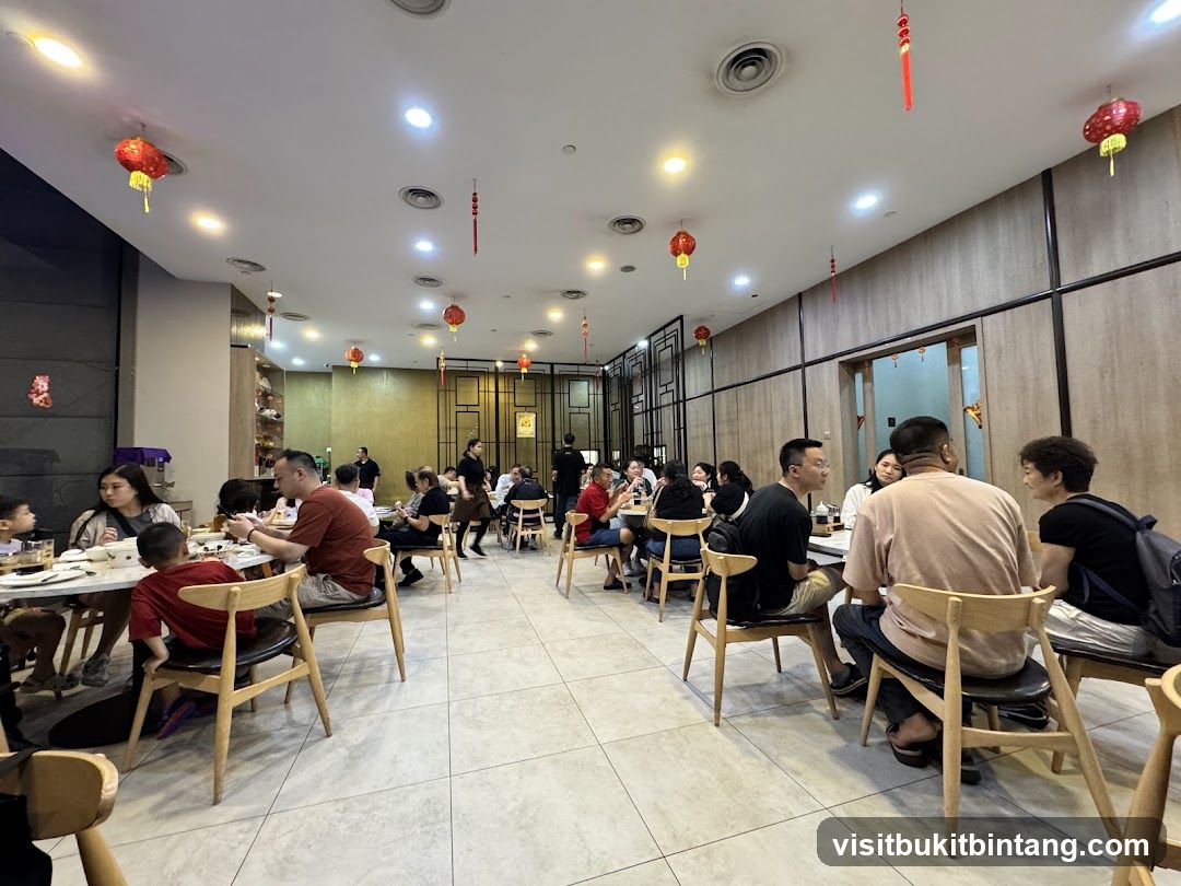 Restaurant Interior with Diners