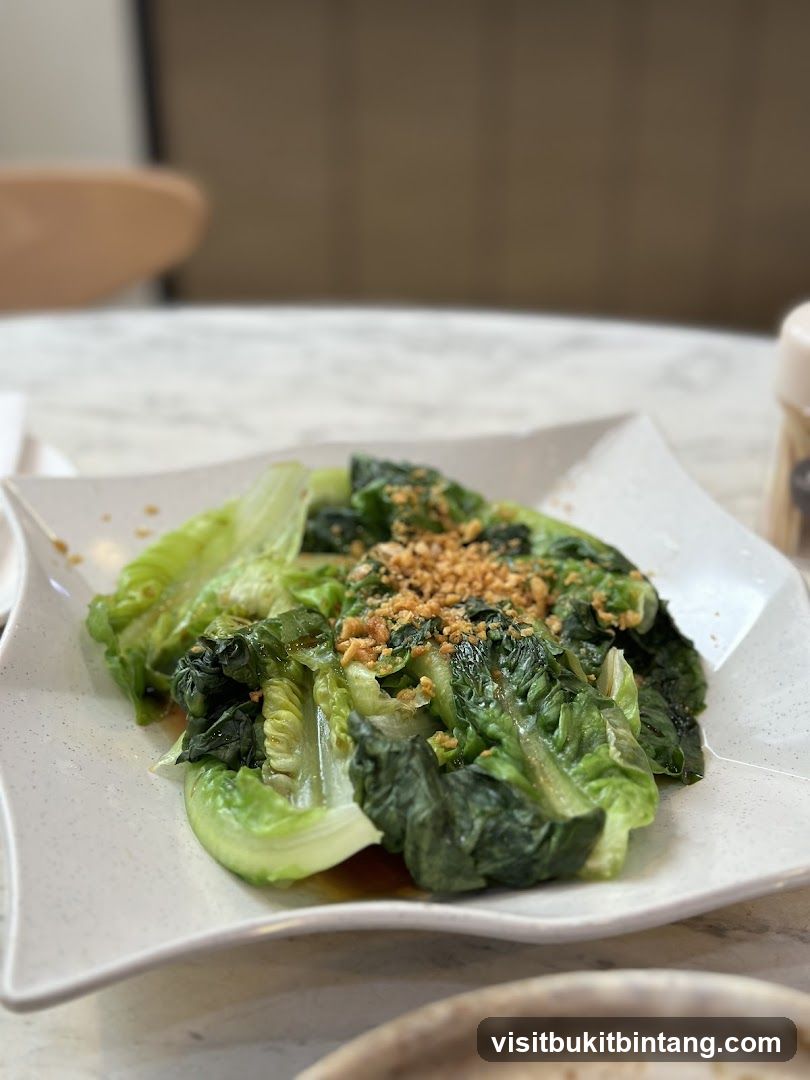 Sautéed Lettuce with Garlic