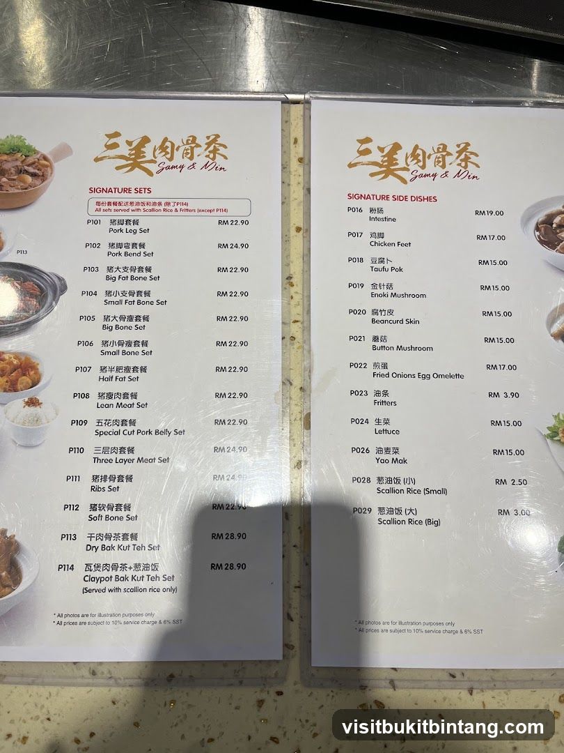 Samy & Min Signature Sets and Side Dishes