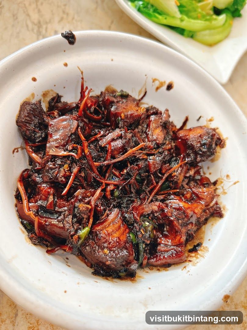 Braised Pork Belly with Dark Sauce