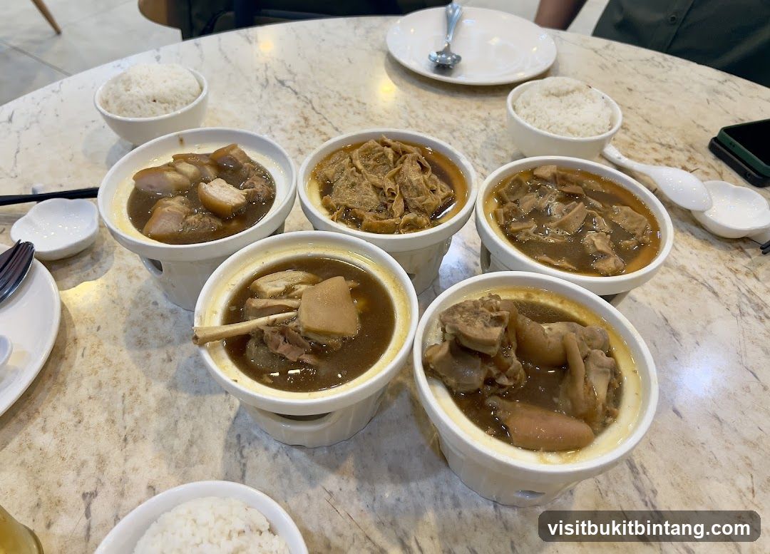Bowls of Stewed Meat and Rice
