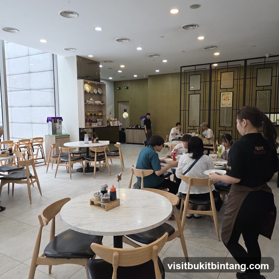 Restaurant Interior with Diners