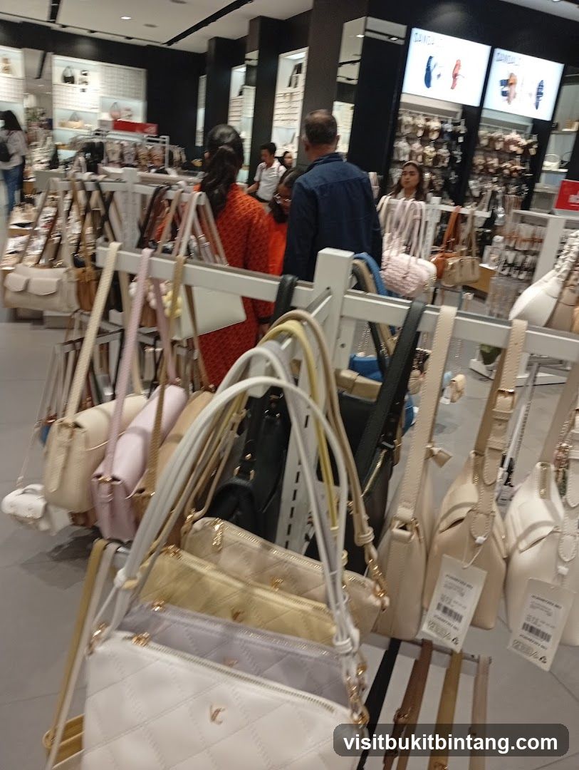 Handbags on Display in a Store