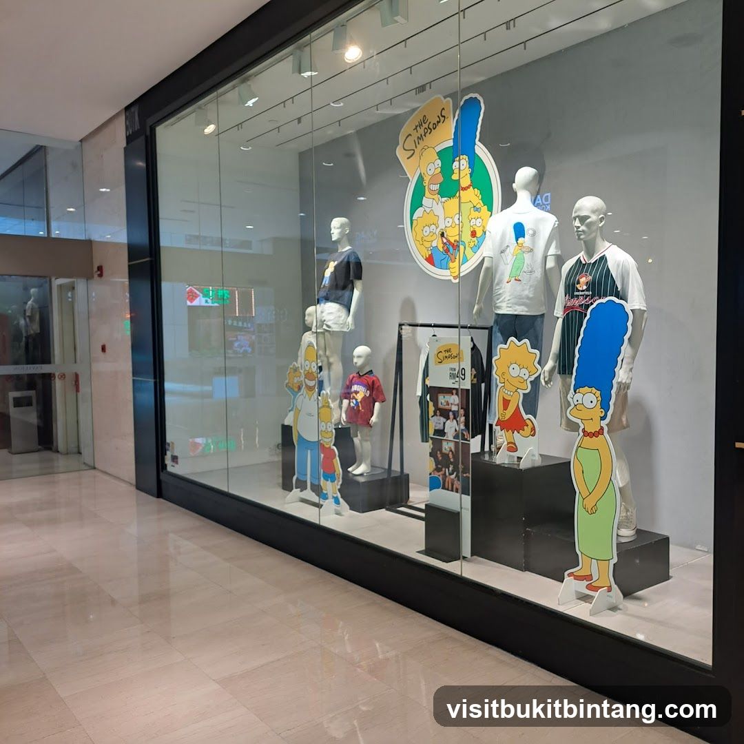 The Simpsons Themed Store Display