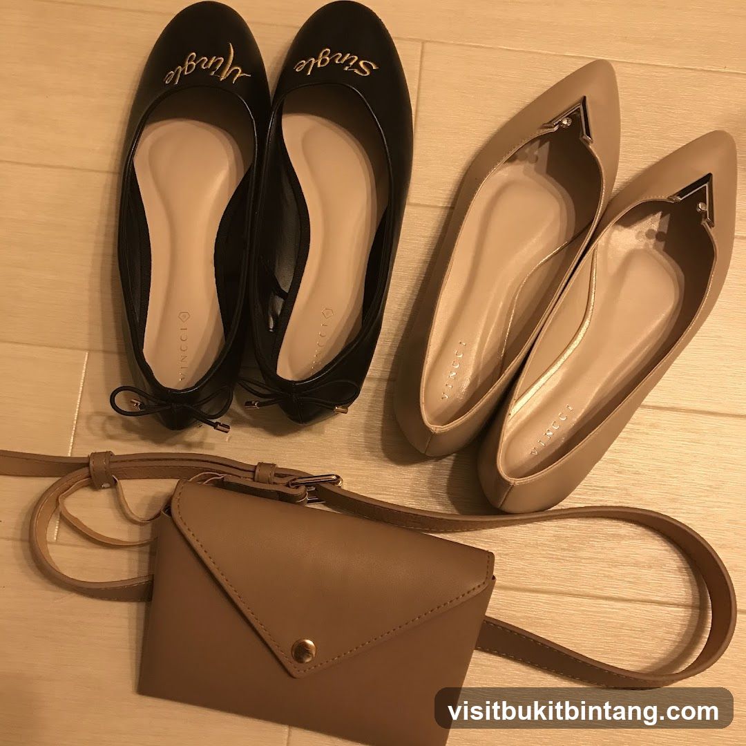 Flats and Belt Bag