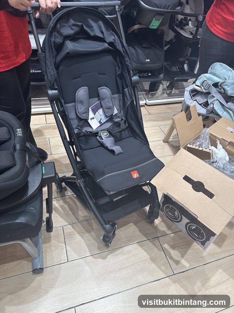 Stroller in a store