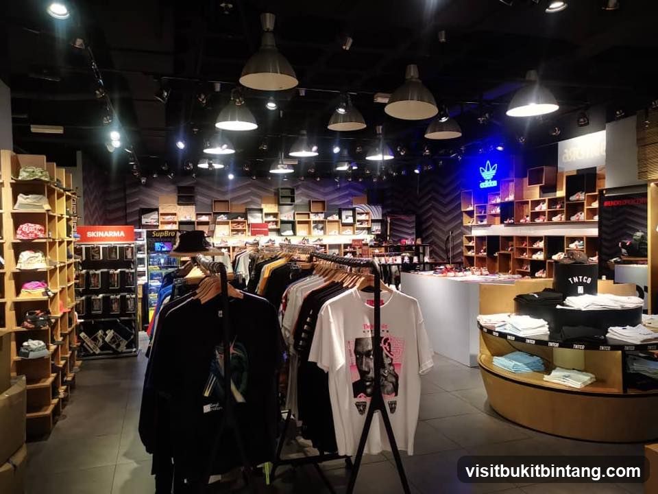 Clothing store interior