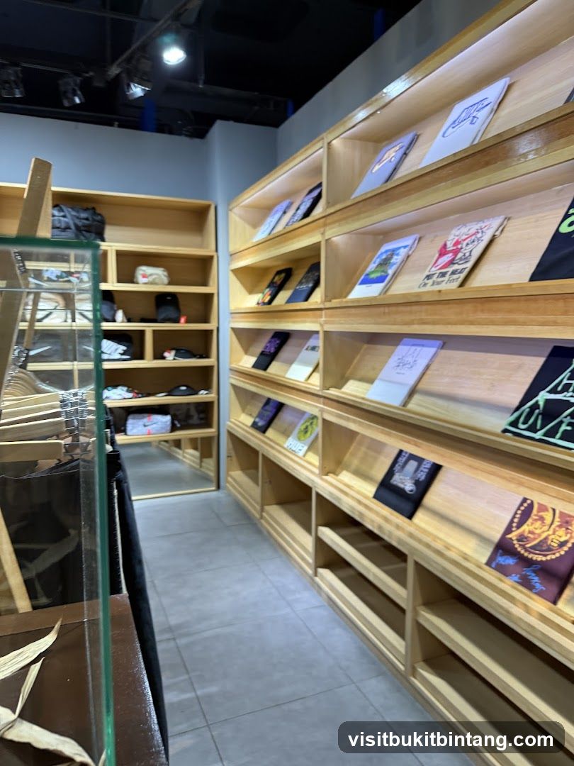 Store Interior with Shelving
