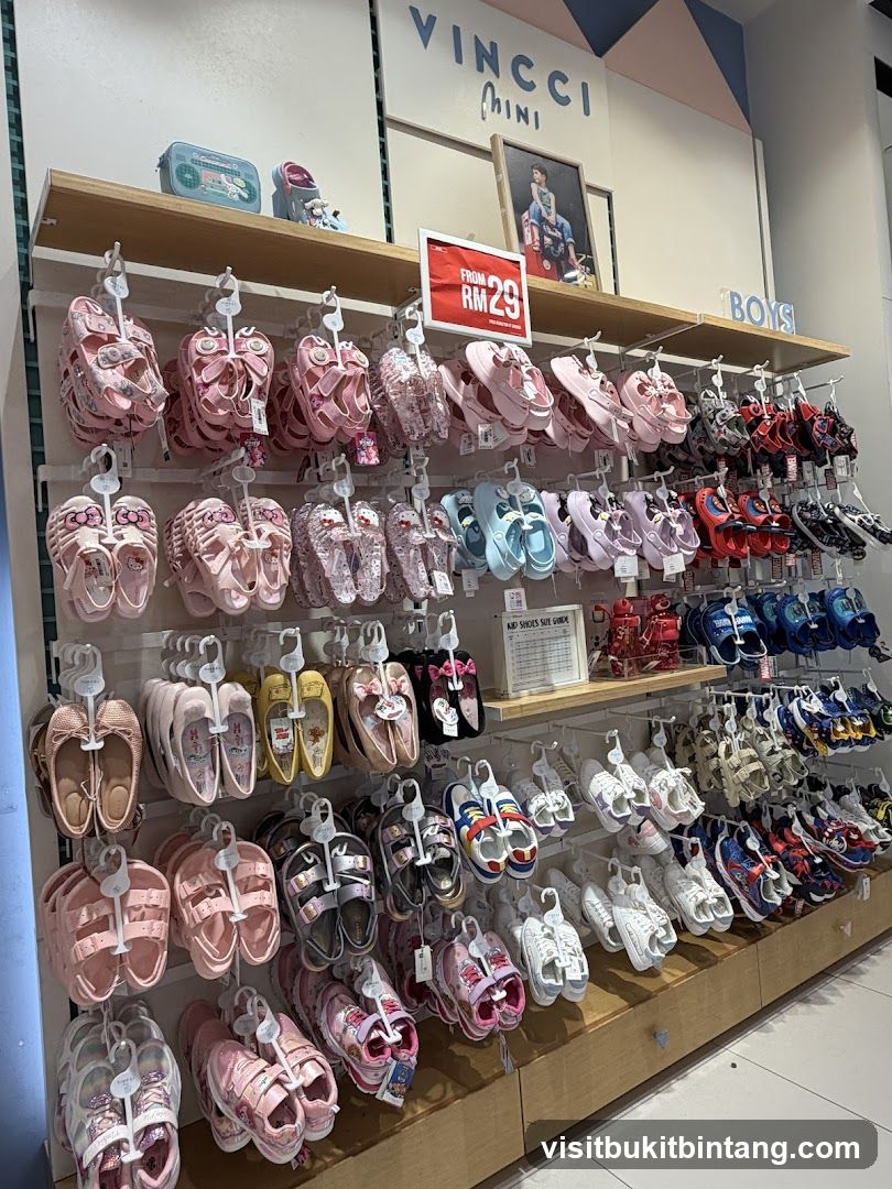 Children's Shoes Display