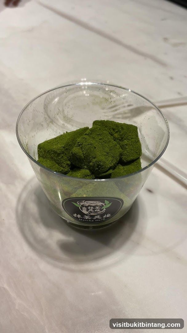 Matcha Herb Dessert