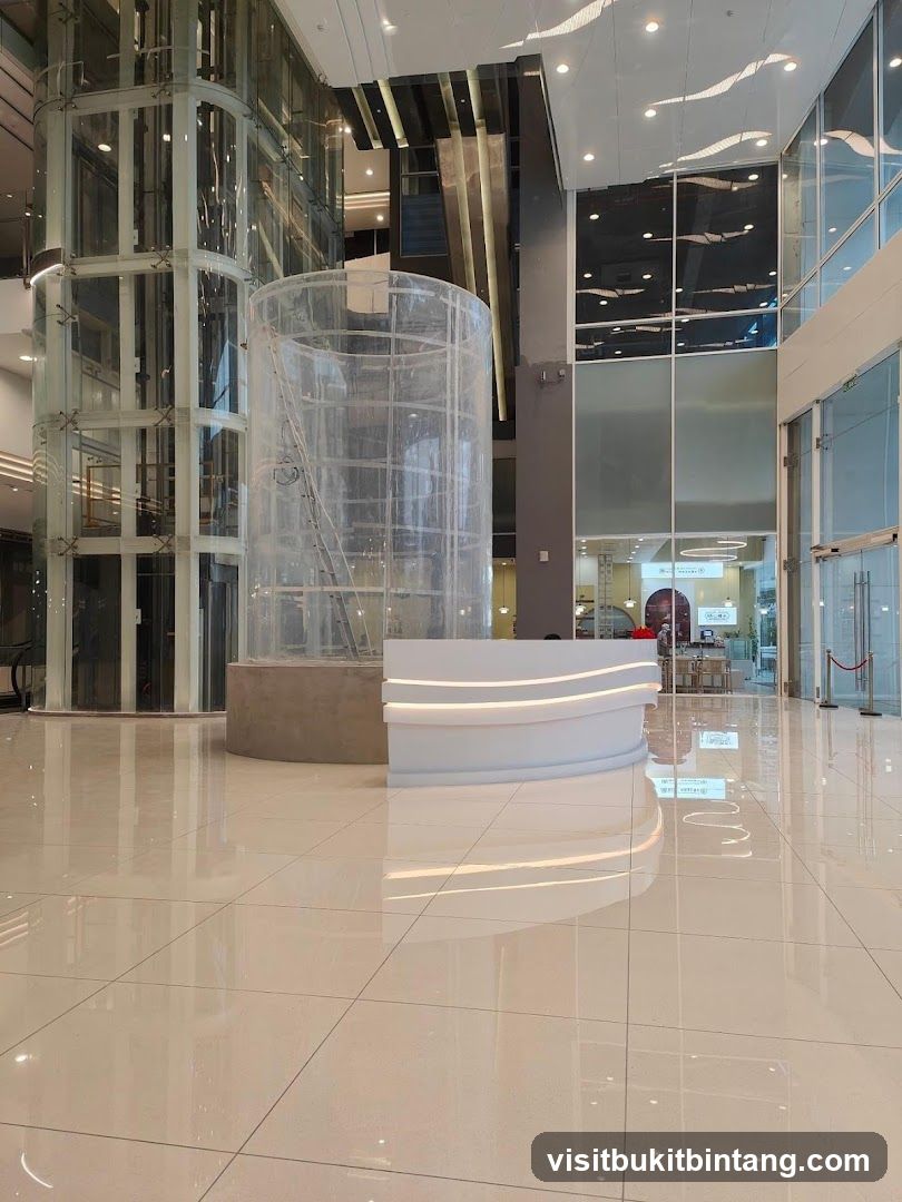 Modern Lobby with Reception Desk