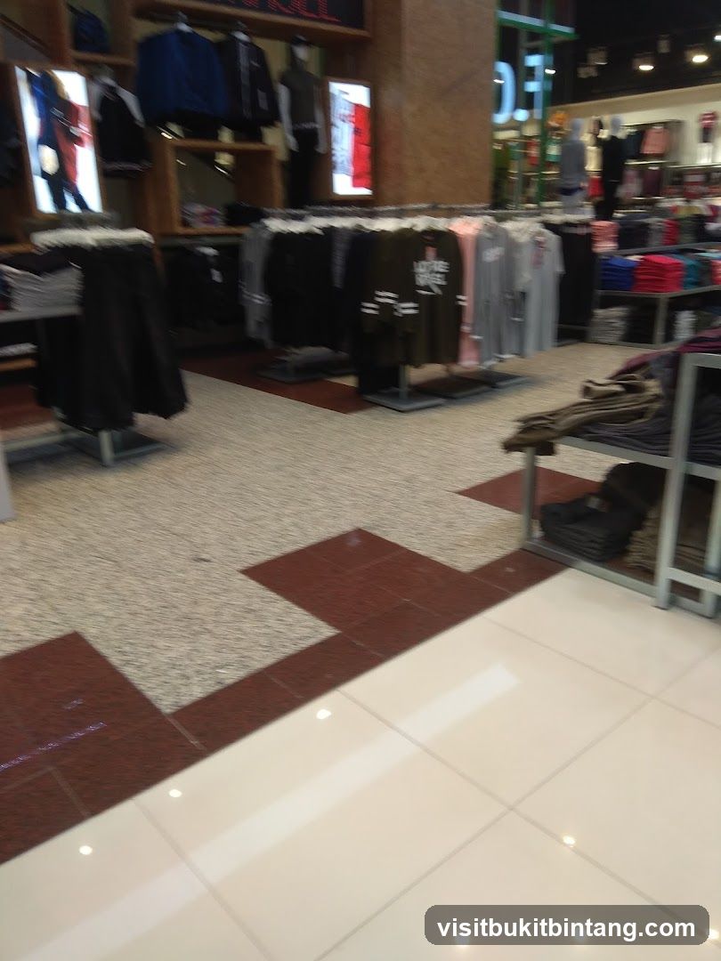 Clothing store interior