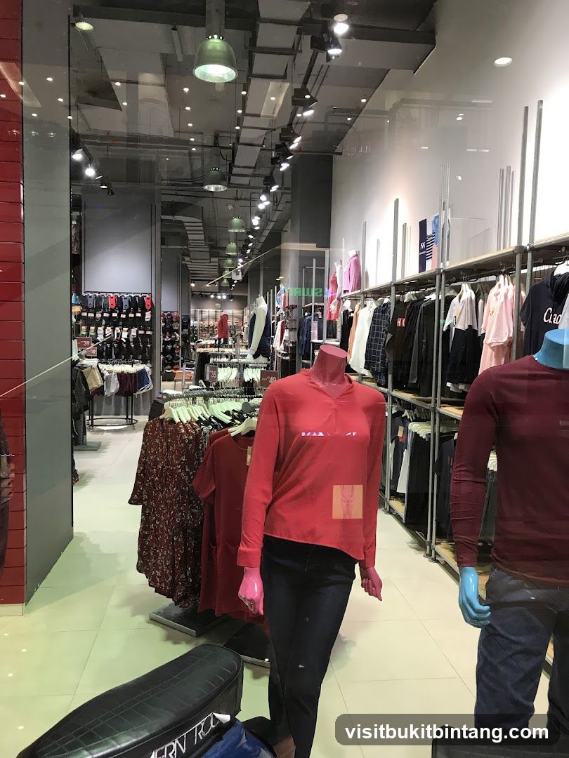 Clothing store interior