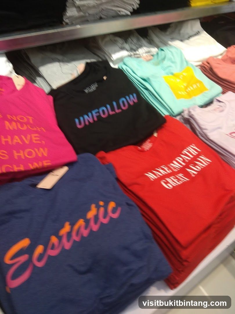 T-shirts with slogans