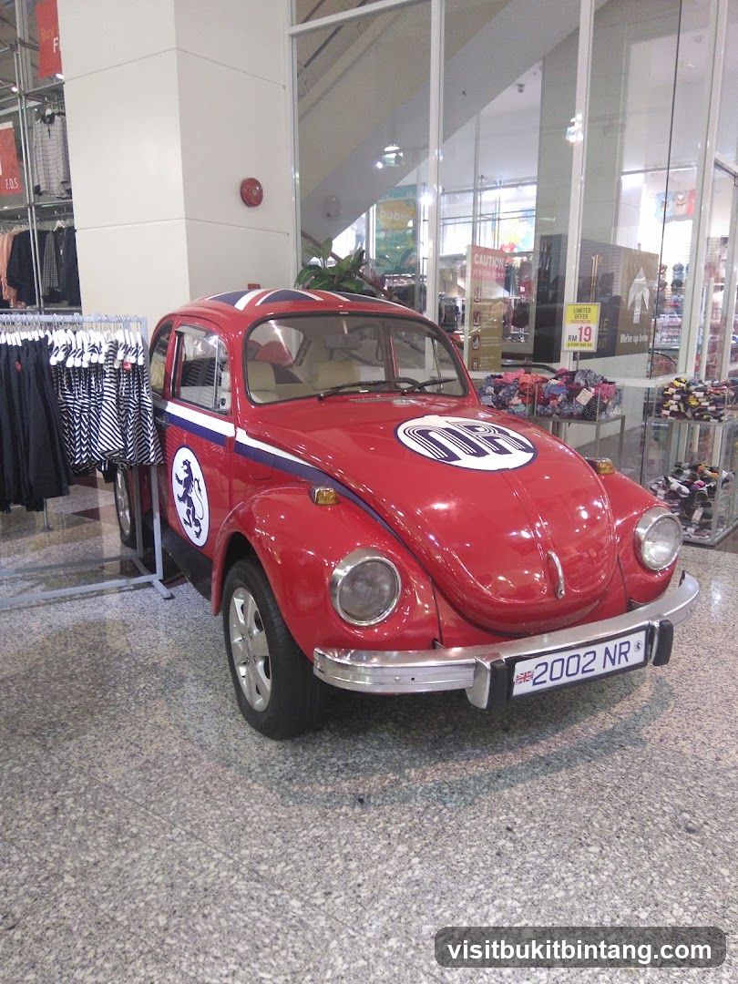 Red Volkswagen Beetle Display